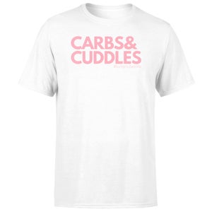 Carbs & Cuddles Living My Best Life Men's T-Shirt - White