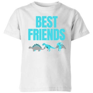 Best Friends Blue Big And Beautiful Kids' T-Shirt - White
