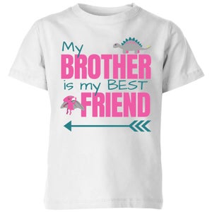 Brother Best Friend Big And Beautiful Kids' T-Shirt - White