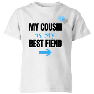 Cousin Best Friend Blue Big And Beautiful Kids' T-Shirt - White