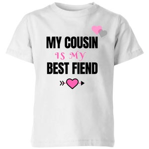 Cousin Best Friend Pink Big And Beautiful Kids' T-Shirt - White