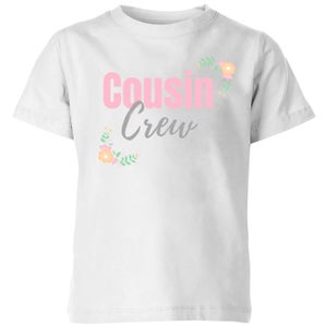 Cousin Crew Pink Big And Beautiful Kids' T-Shirt - White