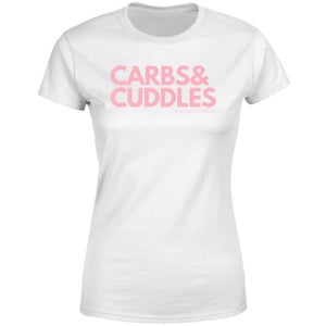 Carbs & Cuddles Living My Best Life Women's T-Shirt - White