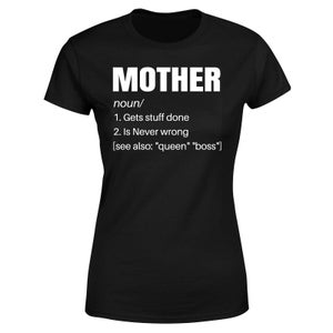 Mother Description Women's T-Shirt - Black