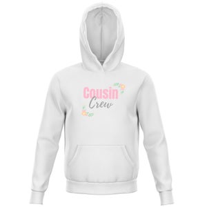 Cousin Crew Pink Big And Beautiful Kids' Hoodie - White