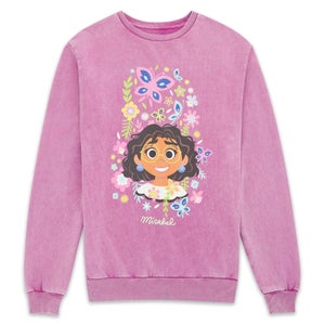 Disney Encanto Mirabel Magic Sweatshirt - Purple Acid Wash