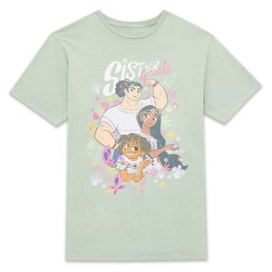 Disney Encanto Sister Goals Men's T-Shirt - Mint Acid Wash