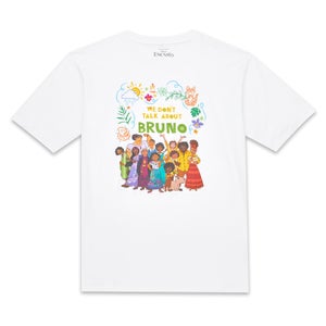 T-Shirt Oversize Disney Encanto Ne Parlons pas de Bruno - Blanc