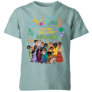 Disney Encanto We Don't Talk About Bruno Kids' T-Shirt - Mint Acid Wash