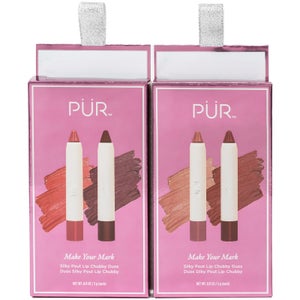 PÜR Make Your Mark Silky Pout Creamy Lip Chubby Duos