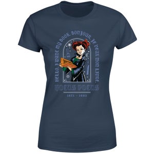 T-Shirt pour femme Disney Hocus Pocus Je Veux Mon Livre - Marine
