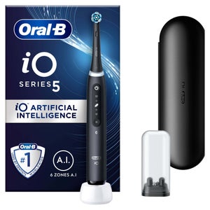 Oral B iO5 Black Electric Toothbrush Designed By Braun