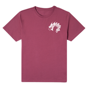 Tribes of Midgard Jormie Unisex T-Shirt - Burgundy