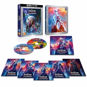雷神4 爱与雷霆 Thor: Love and Thunder Zavvi Exclusive Collector's Edition 4K Ultra HD Steelbook (Includes Blu-ray)