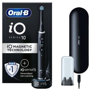 Oral B iO10 Cosmic Black Electric Toothbrush with Charging Travel Case