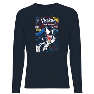 Camiseta de manga larga Lethal Protector para hombre de Venom - Azul marino
