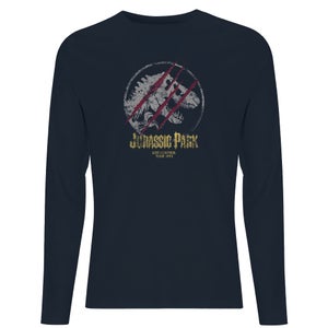 Jurassic Park Lost Control Men's Long Sleeve T-Shirt - Navy