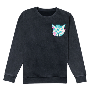 Tiny Tina Butt Stallion Sweatshirt - Black Acid Wash