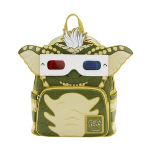 Pop By Loungefly Gremlins Stripe Cosplay Mini Backpack with Removeable 3D Glasses