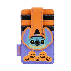 Loungefly Disney Lilo and Stitch Striped Halloween Candy Cardholder