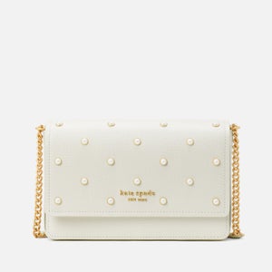 Kate Spade New York Morgan Pearl Leather Flap Chain Wallet