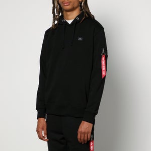 Alpha Industries X Fit Zip Sleeve Cotton-Blend Hoodie