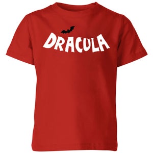 Universal Monsters Dracula Kids' T-Shirt - Red