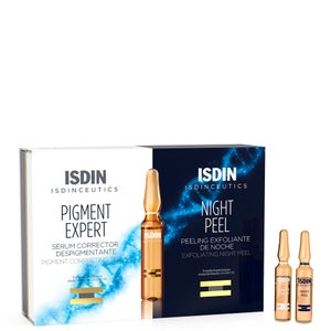 ISDIN Day and Night Brightening Routine Serum. Exfoliate and Correct (20 ampoules)
