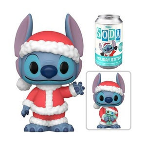 Disney Lilo & Stitch Holiday Stitch Vinyl Soda with Collector Can