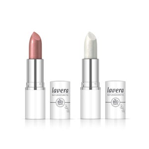 Lavera NATURKOSMETIK  Candy Quartz Lipstick - Rosewater 01 / White Aura 02