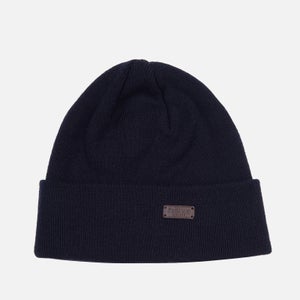 Barbour Swinton Ribbed-Knit Cotton-Blend Beanie