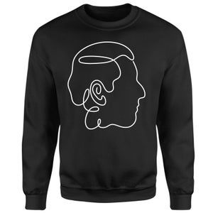 Charles Linework Sweatshirt - Black