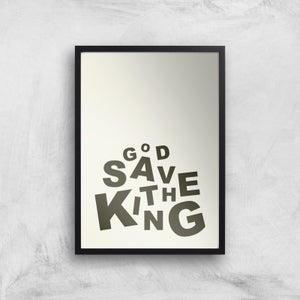 God Save The King Light Giclee Art Print