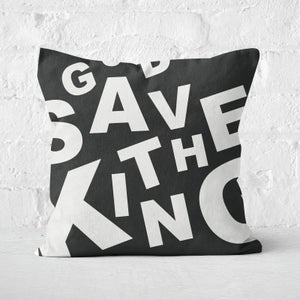 God Save The King Square Cushion
