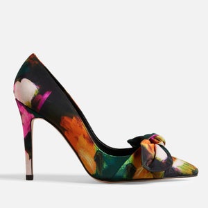 Ted Baker Ryoh Art Print Silk Court Shoes