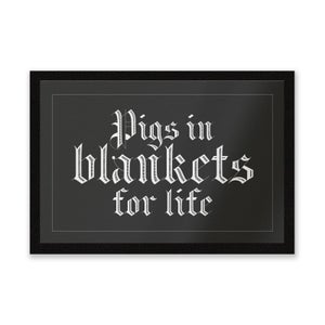 Pigs In Blankets For Life Entrance Mat