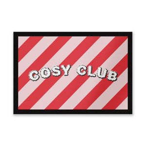 Cosy Club Candy Cane Entrance Mat