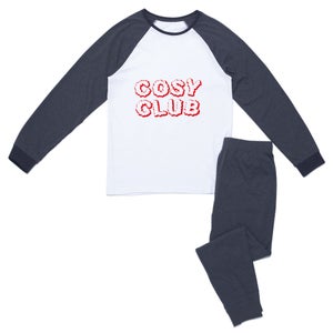 Cosy Club Women's Pyjama Set - Navy White
