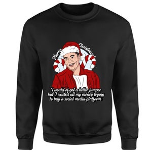 Merry Christmusk Sweatshirt - Black