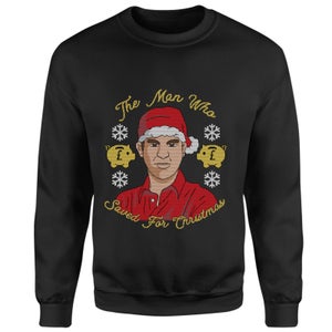 Martin Lewis Saves Christmas Sweatshirt - Black