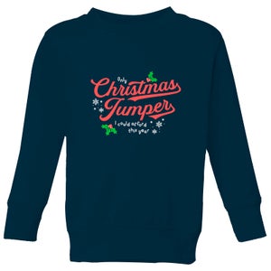 Only Christmas Jumper I Could Afford This Year Kids' Sweatshirt - Navy