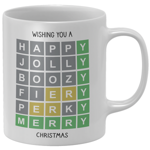 Word Puzzle Christmas Mug