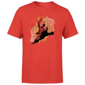 Camiseta unisex Marvel Daredevil Action Shot - Roja
