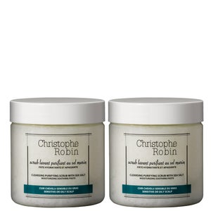 Christophe Robin Cleansing Purifying Scrub with Sea Salt Duo