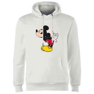 Disney Mickey Mouse Mickey Split Kiss Hoodie - White