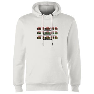 Back To The Future Destination Clock Hoodie - White