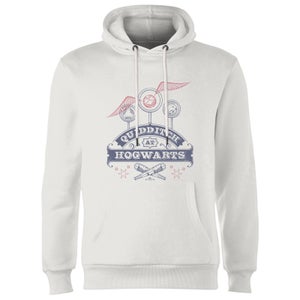 Harry Potter Quidditch At Hogwarts Hoodie - White