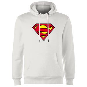 Official Superman Shield Hoodie - White