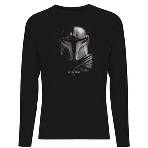 Star Wars Rise Of Skywalker The Mandalorian Poster Men's Long Sleeve T-Shirt - Black