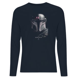 Star Wars The Mandalorian Poster Men's Long Sleeve T-Shirt - Navy
